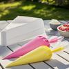 100Pcs Disposable Piping Bags with Tips Set Heavy Duty Non-Slip Pastry Bags for Icing Royal Icing Buttercream Baking Decoration Tools