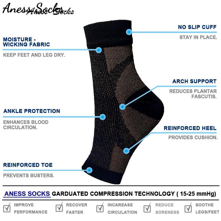 Compression Sport Calf Socks: Outdoor Fitness, Ankle Support, Elastic Cycling, Slimming Sleeves