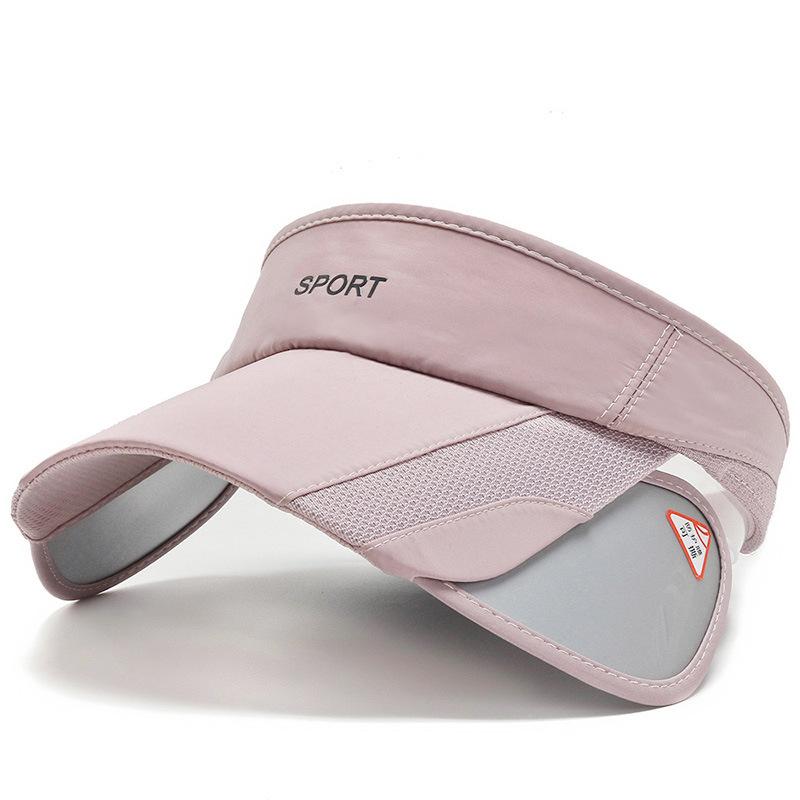 Empty top hat men's and women's spring and summer sunshade outdoor big eaves hat can pull the brim sun hat breathable sweat-absorbing retractable hat
