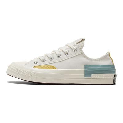 1970s Chuck Taylor All Star Trendy Low Top Canvas Shoes Women Sneaker Off-White Blue 572445C