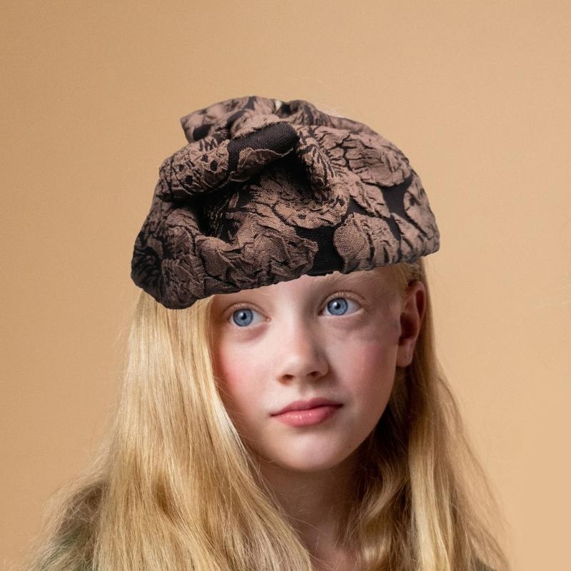 Elegant Fascinator Hat Headband Bowknot Textured Hair Accessories for Women Headband Headpiece 1920s Trend Art