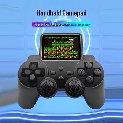Console portatile retrò S10: FC Avventura con 520 Giochi, Giocatore Singolo e Doppio, Stile Nostalgico per Bambini