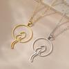 My Shape Lovely Cats Pendant Necklaces for Kids Cute Animals Kitten Charms Necklaces Stainless Steel Jewelry Valentine's Day