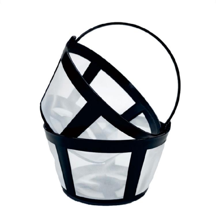 Wiederverwendbarer Nylon Kaffeekannenfilter Kaffeegeschirr Löffel Kaffeemaschine Siebkorb Spülmaschinenfest Kaffeesatz Entferner