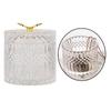 Glass Storage Jar Canister with Lid Round for Wedding , L