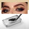 Fit Colors Eyebrow Soap Clear Brow Styling Gel Waterproof Long-Lasting Feathered Wild Brows Shaper with Spoolie Brush Eye Makeup Kit for Women