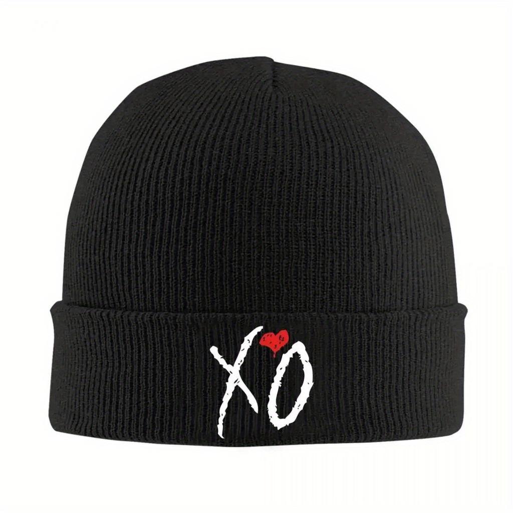 THE WEEKND Tour Musicale XO Cappello a Maglia Unisex Donna Berretti Autunno Inverno Cappello Caldo Cappello Melone
