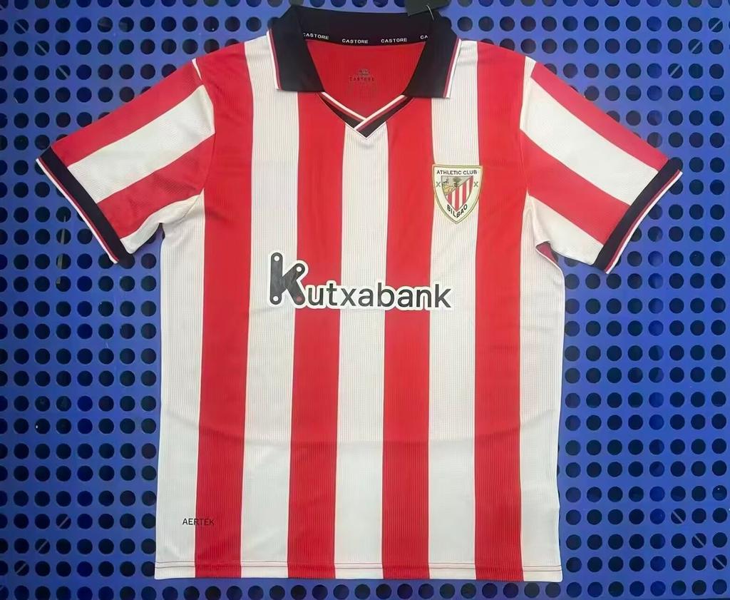 2526 Thai Football Fan Jersey Santos Marseille America Mallorca Short-sleeved Quick-drying T-shirt New La Liga