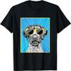 GWP Portrait Pop Art German Wirehaired Pointer Dog Lovers T-Shirt