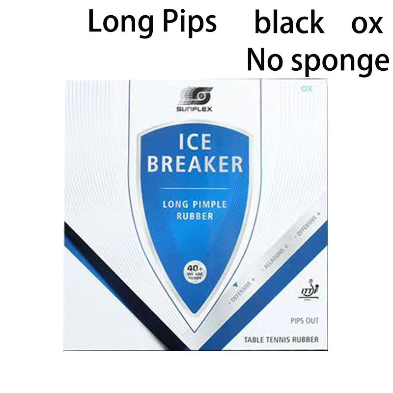SUNFLEX ICE BREAKER Stolní tenisová potahová guma Dlouhé nopky OX 0.5/1mm Houba Schváleno ITTF Ping Pongová guma Ofenzivní Snadné ovládání