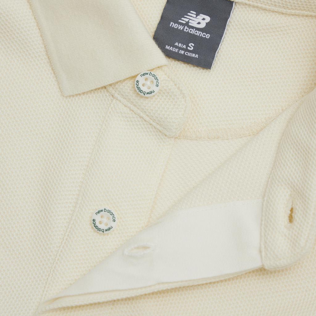 New Balance Running Club Polo Shirt Men's Ivory White NFE31241-IV