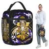 Knights Of The Zodiac Saint Seiya Insulated Lunch Bag Women Office Cooler Thermal Food Box Tote Portable Lunch Boxes Container
