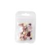 3D Soft Rose Nail Art Jewelry: Exquisite Light Pink Flower Resin Carvings