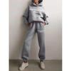 Casual Hoodie Set Winter Couple Matching Fashion Streetwear Outfit