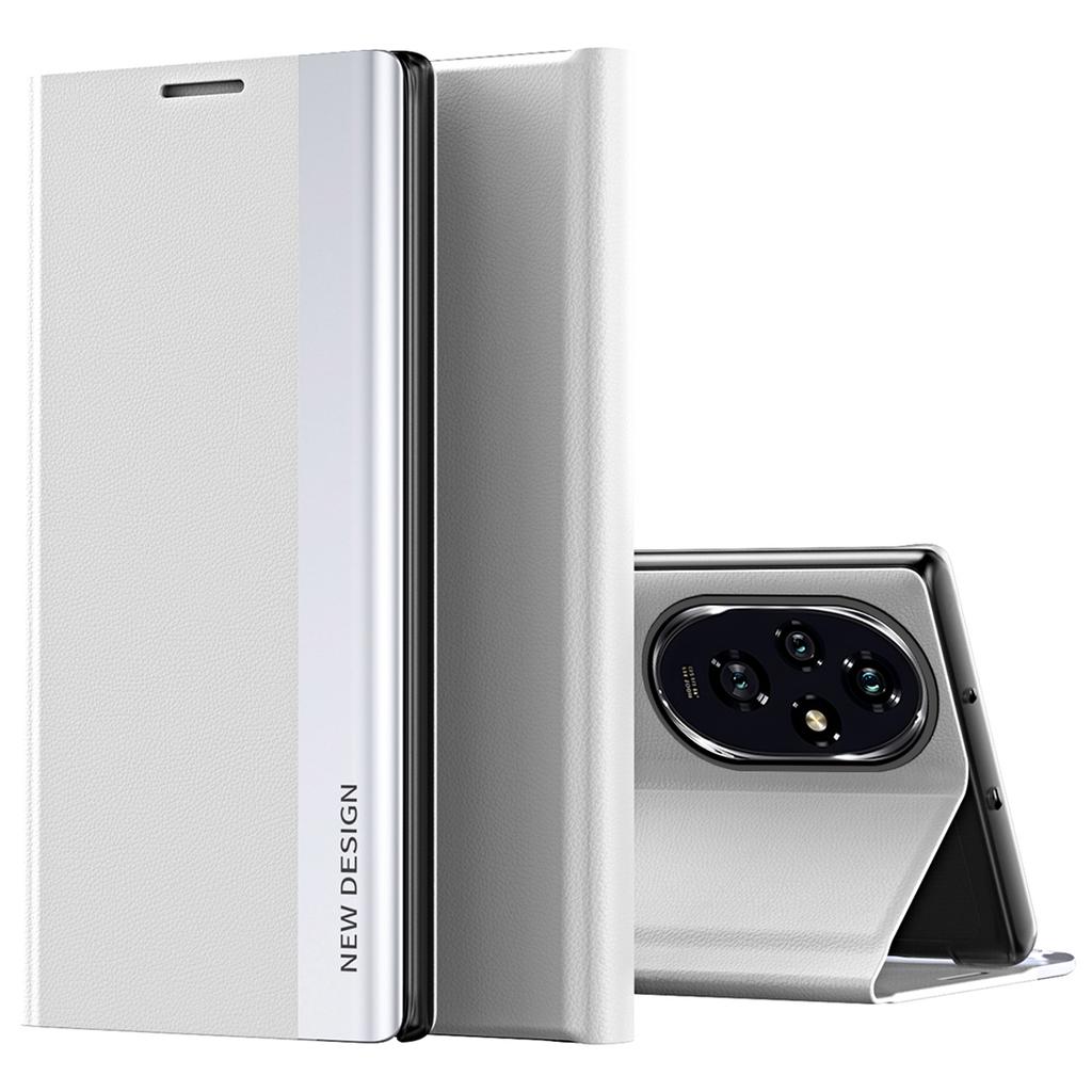 For Honor 200 Pro 5G Case Folding Stand PU Leather Protective Phone Cover