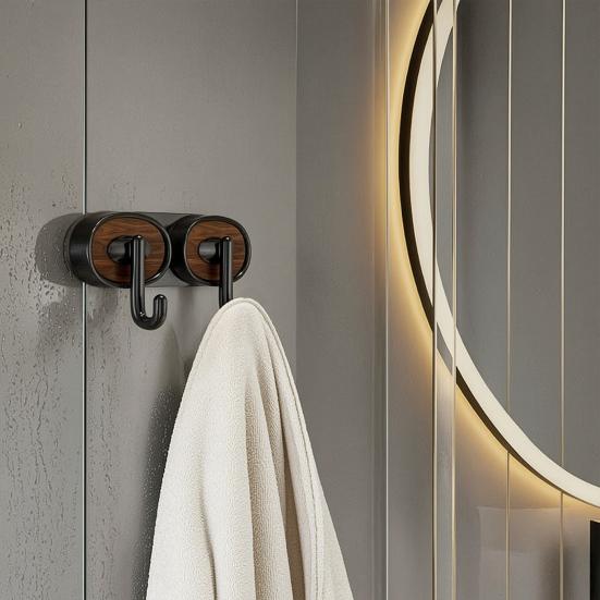 Adhesive Hook, Load-Bearing Wall Hanger, with High-Adhesive Backing Retro Style Hook, for Bathroom Kitchen Entrance Hall