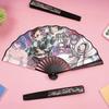 Panda 8-inch Cartoon Folding Fan - Cute Anime Design, Perfect for Students, High-Quality Summer Cool