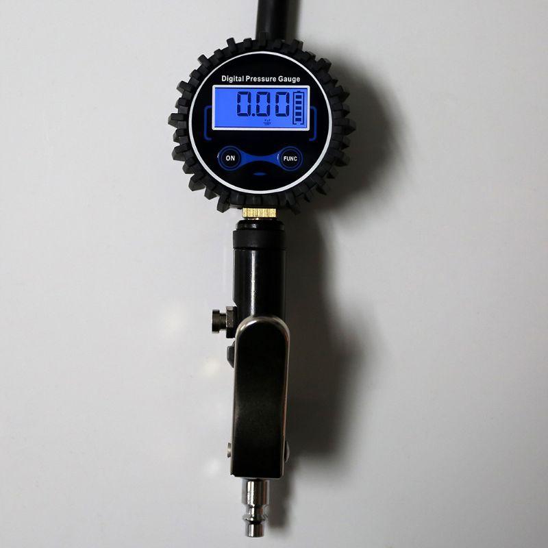 Umflator digital pentru anvelope cu manometru 200 PSI Mandrină de aer pentru camion/mașină/bicicletă