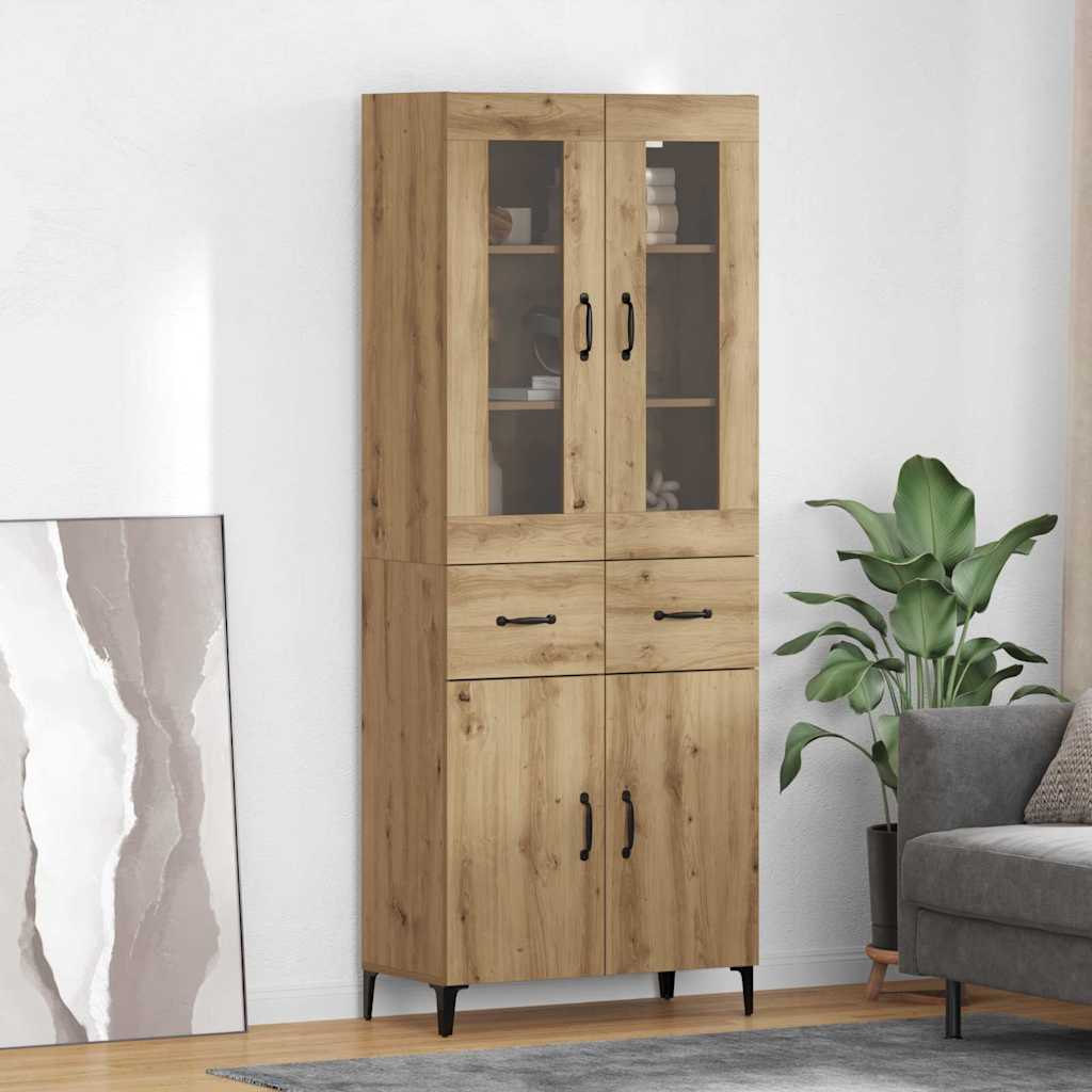 Highboard Artisan Oak 69.5 x 34 x 180 cm Particleboard