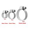 304 Stainless Steel 304 Hose Clamp Adjustable Pipe Clamp Hoop Hose Clip Clamp  Hose Connection