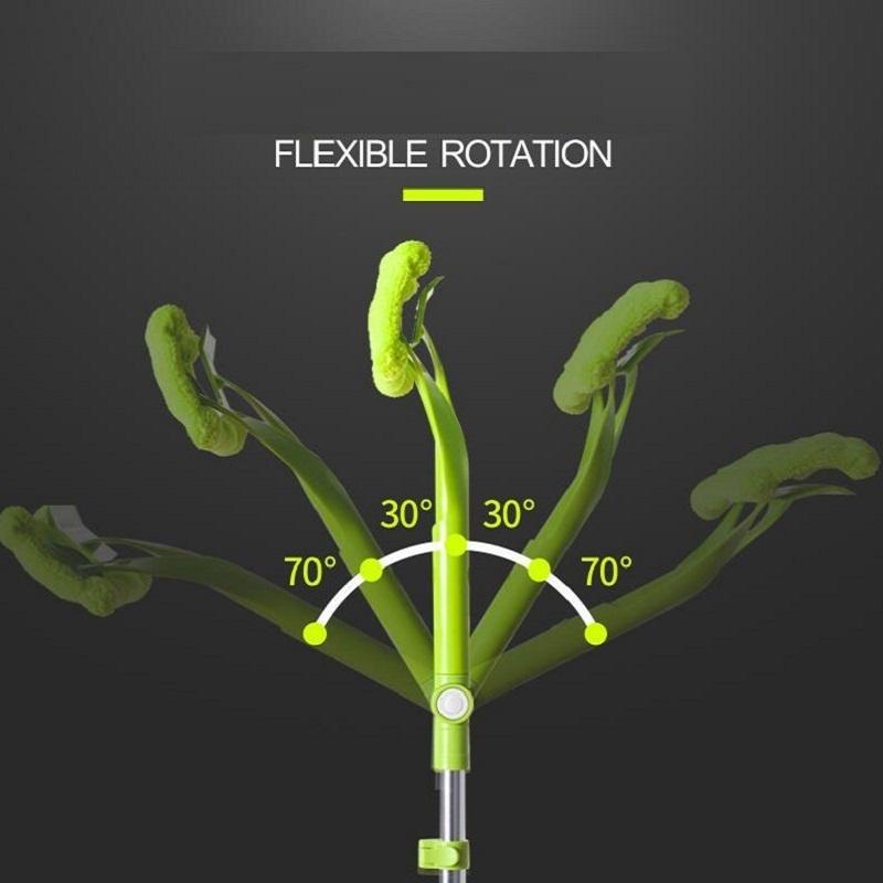 New Telescopic High-rise Cleaning Glass Sponge Mop Multi Cleaner Brush Washing Windows Dust Brush