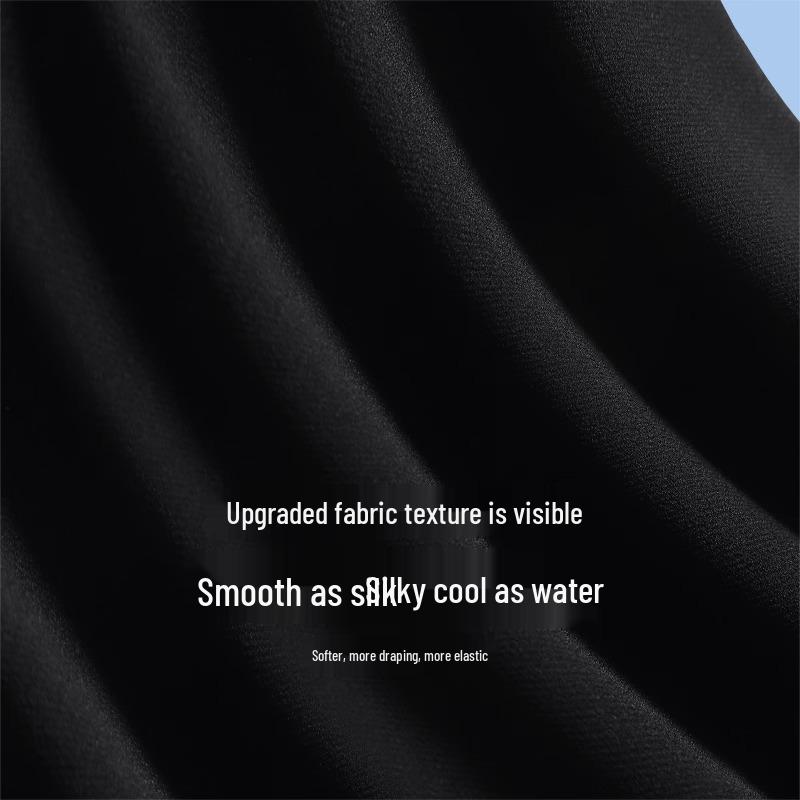 Women's Black Micro Flare Pants - 2025 Spring Collection, High Waist Elastic Slimming Fit, Drapey Suit Style