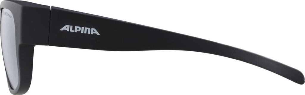 ALPINA OVERVIEW II Black Matte Polarized Mirrored Sunglasses for Glasses Over-the-Eye