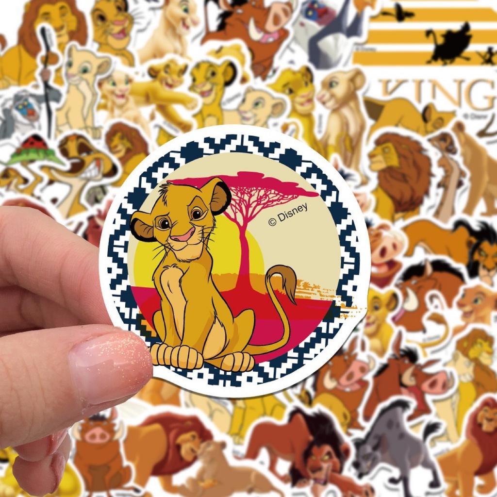 50pcs Various Disney Cartoon Graffiti Stickers The Lion King Waterproof Decals Stickers For Phone Laptop Notebook Diy Kids toy