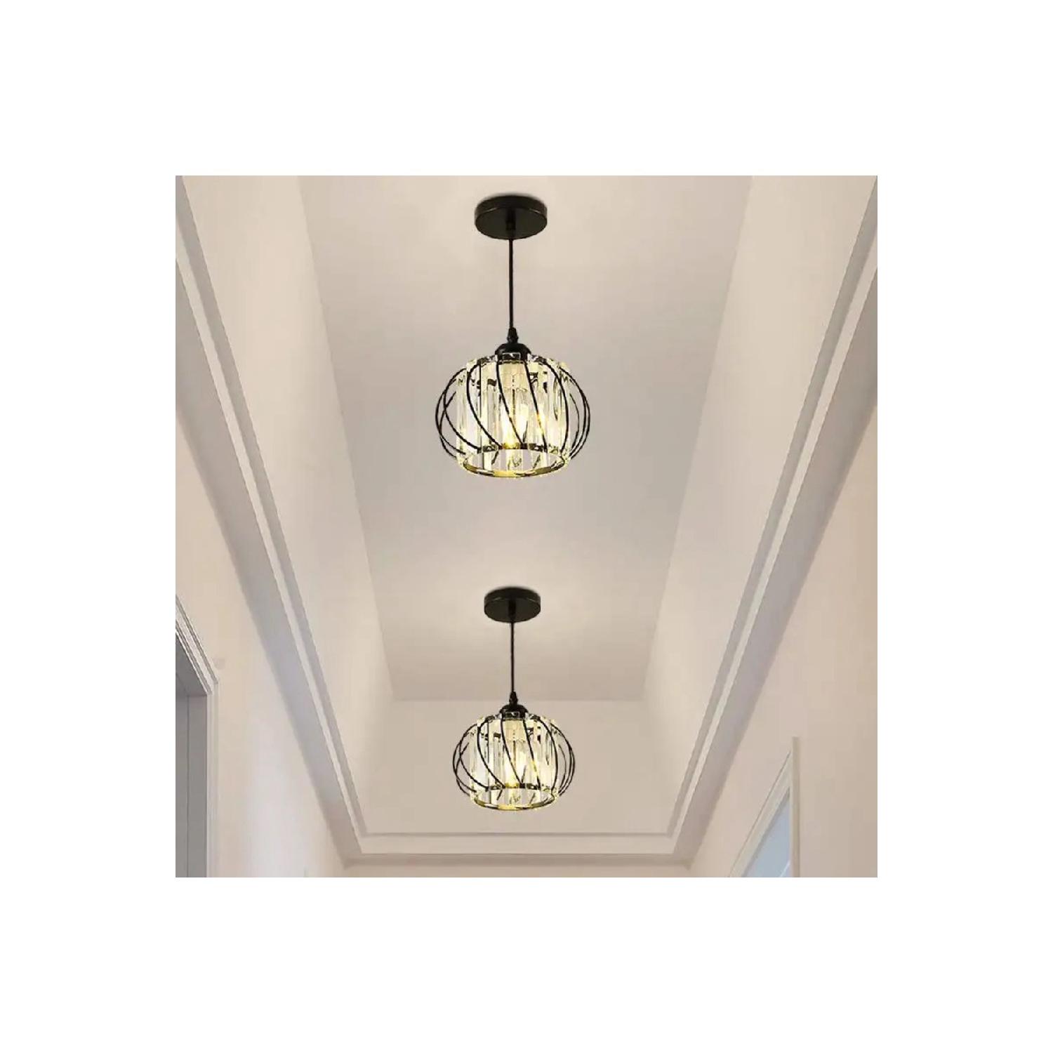 

Роскошная хрустальная современная черная одинарная люстра