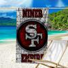 San Francisco football Quick-Dry Microfiber Beach Towel Super Soft & Absorbent for Bath, Beach, Travel  Bath Time Accessory, Fan gifts