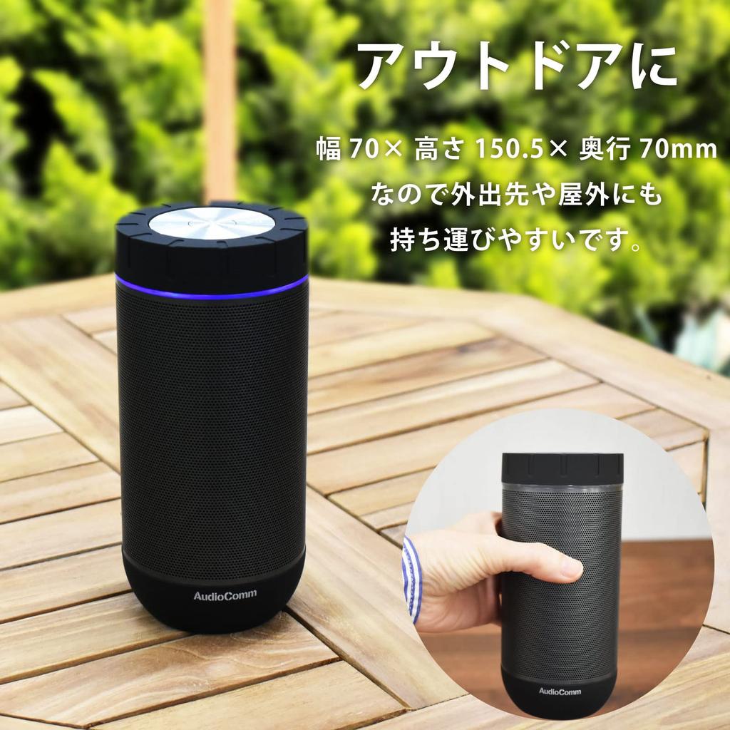 OHM Electric AudioComm Wireless Speaker 360° ASP-W360N 03-2500