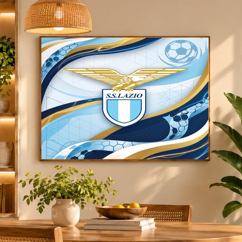 5D Diamond Painting Lazio FC DIY Full Drill Diamond Art Kit Home Decoration