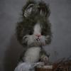 [USED] Matcha Rabbit Plush Toy by an Overseas Artist, Teddy Bear, Rabbit, Handmade