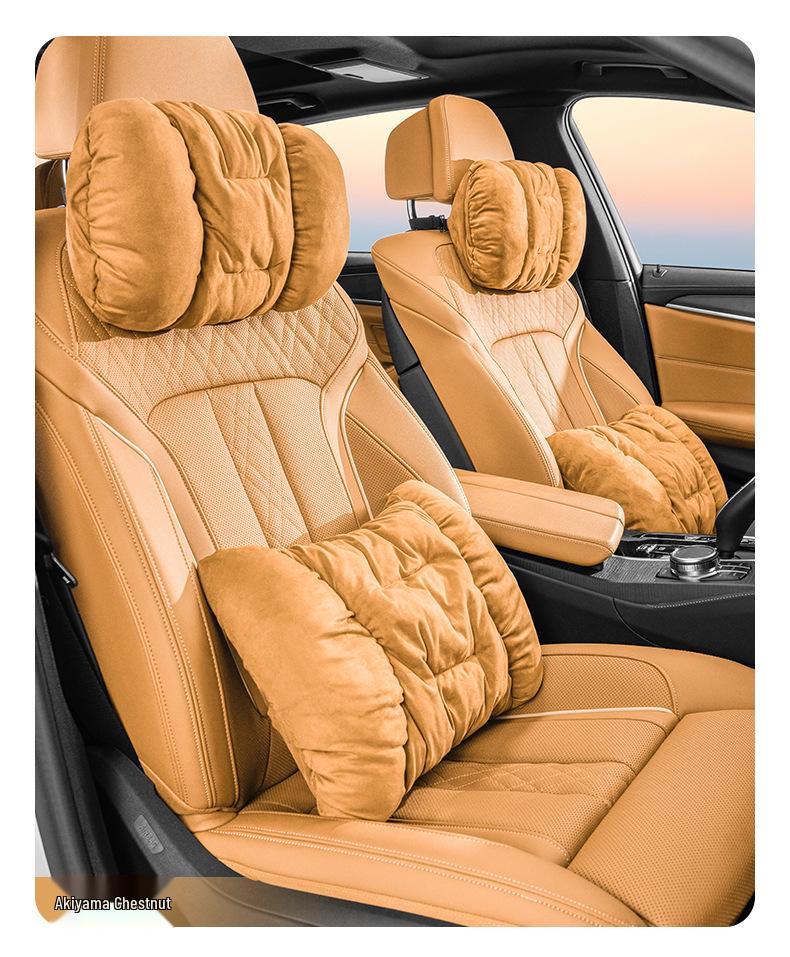 Compatible with Adita 12 Car-Specific: Headrest, Lumbar, and Neck Support Pillows