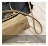 2026 Large-Capacity Retro Crossbody Small Square Bag with Lock Closure