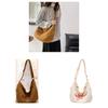 Women Canvas Tote Bag With Magnetic Snap Street Style Casual Letter Print For Daily Commuting