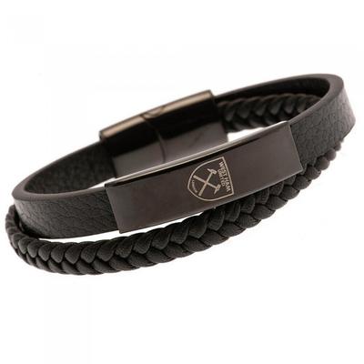 Wappenarmband aus Leder