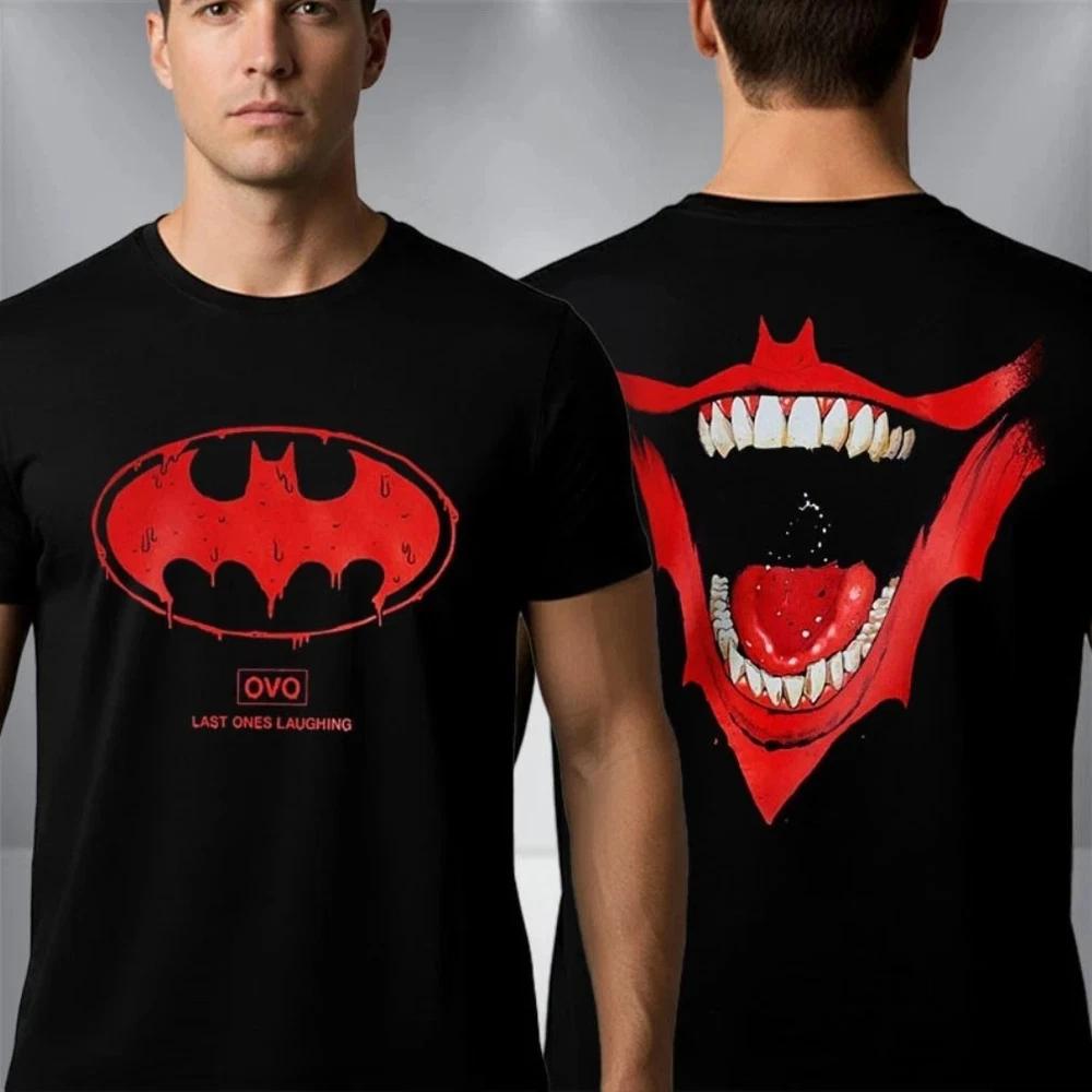 Drake OVO x Batmann Merch Last Ones Laughing Joker Smile Unisex T Shirt S