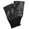 Urban Classics Mens Half Finger Synthetic Leather Gloves