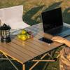 ZISIZ Aluminum Alloy Roll-up Picnic Table & Chair Set