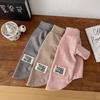 Pet Spring Solid Color Mid Neck Base Shirt Pet Elastic Long Sleeved T-shirt Skin Friendly Breathable Vest Puppy Clothes