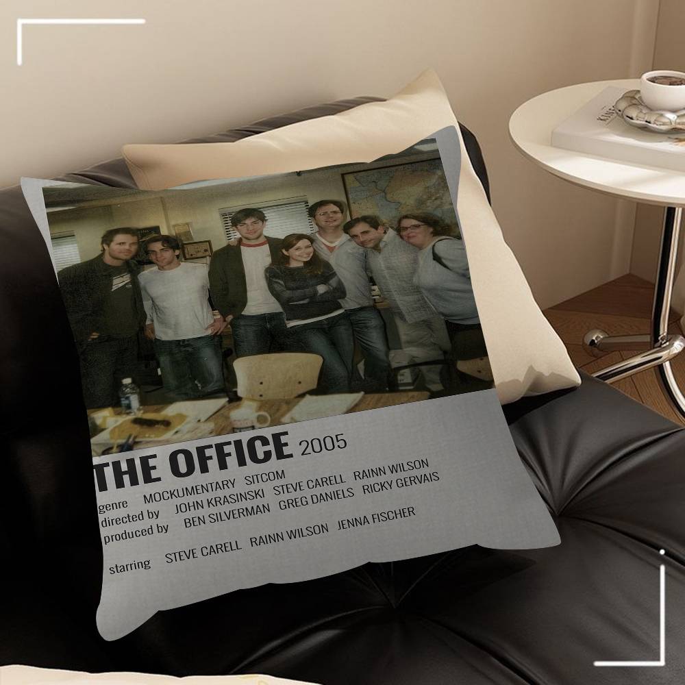 Vintage Movie Poster TV Film The Office Office Cushion Pillowcase Car Cushion Cover45X45CM Lumbar Pillowcase Sofa Pillowcover