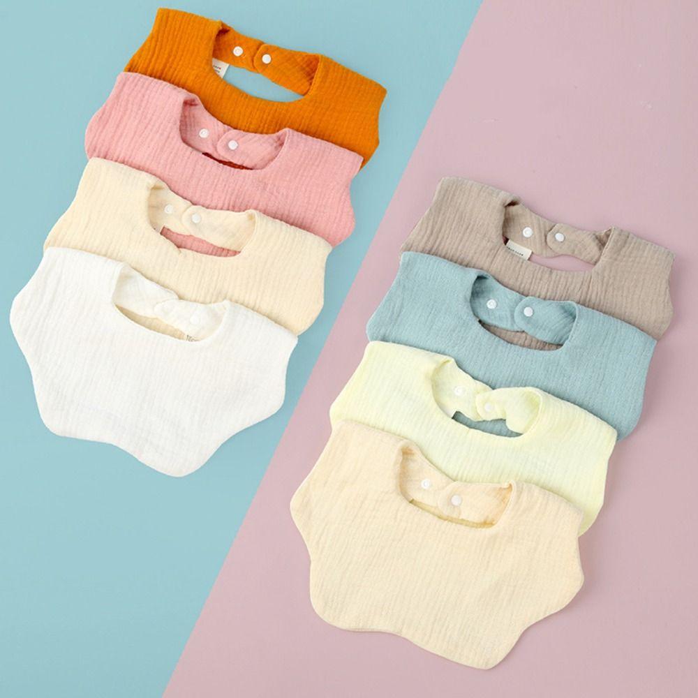 

Flower Shape Baby Muslin Bibs Cotton Burp Cloths Cloth Saliva Towel Toddler