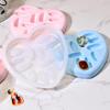 DIY Silicone Mold for Round and Heart-Shaped Jewelry Storage Trays - Crystal Epoxy Ring Organizer