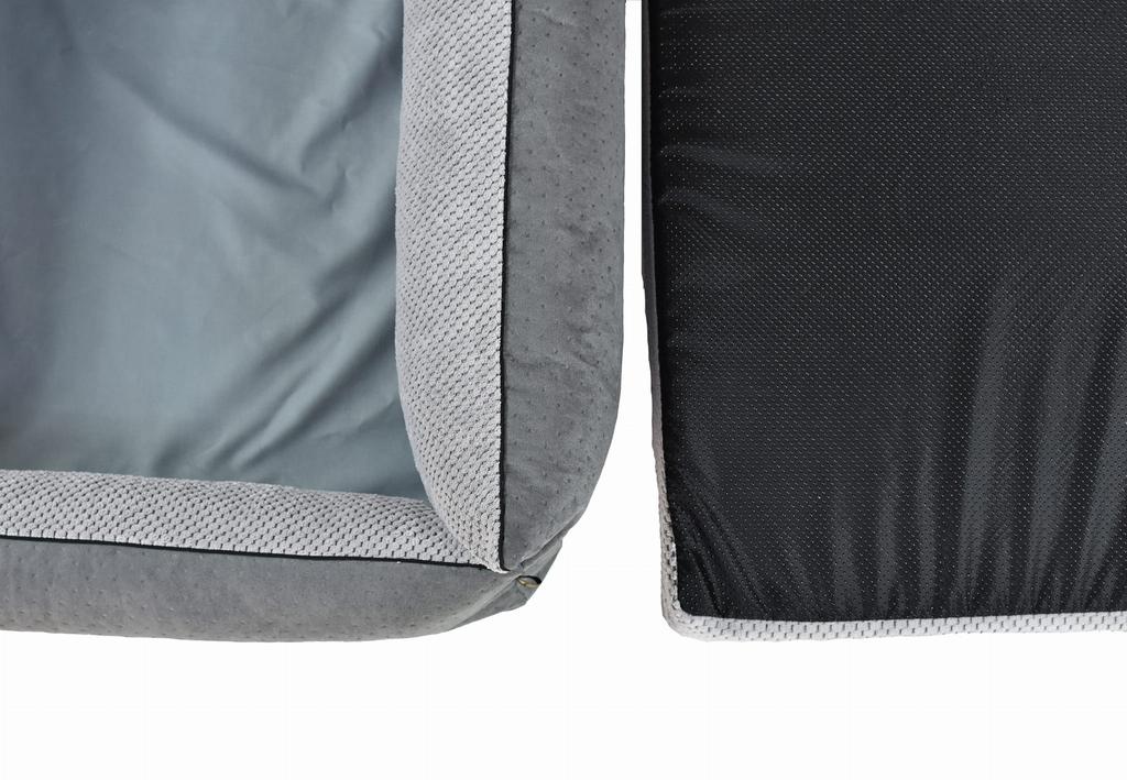 Rocky Orthopedic Bed Gray - 97cm x 86cm