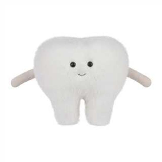 Apricot Lamb Healthy Teeth Plush Toy, Soft and Cute, Fluffy Healthy Teeth 15cm, Suitable for Boys and Girls