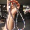 Glitter Rhinestone Phone Lanyard Bling Bling Anti-lost Wrist Rope  Phone Accessories