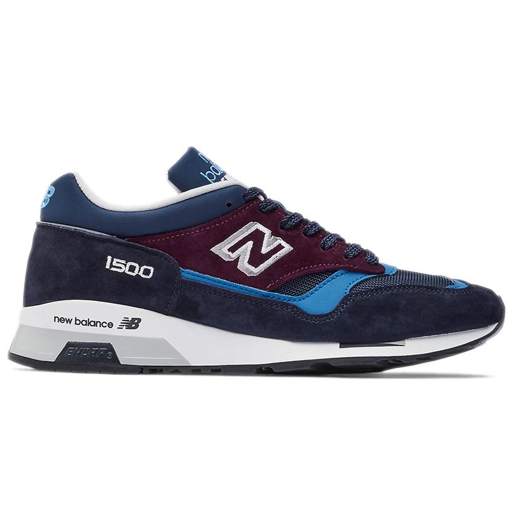 New Balance 1500 Hecho en Inglaterra Azul Marino Borgoña Zapatillas para Hombre Azul M1500SCN
