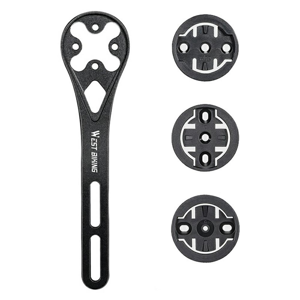 WEST BIKING YP0719400 Aluminum Alloy Bicycle Computer Mount Extension Bracket A