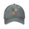 Personalized Cotton Born In  Vintage Birthday Gifts Retro Baseball Cap Outdoor Men Womens Adjustable Dad Hat Summer